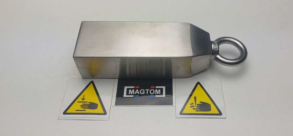 Belka magnetyczna neodymowa 125x50x40 mała ale mocna Magtom