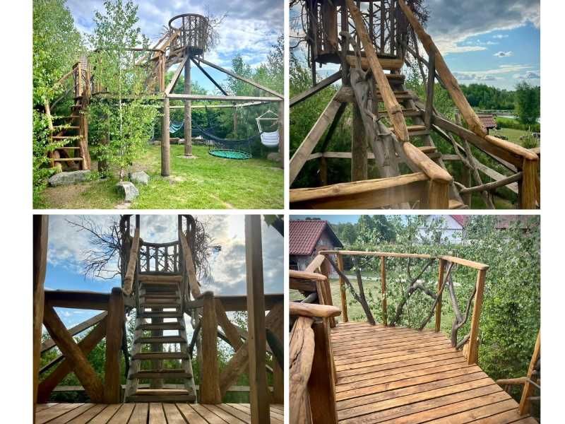 Magiczny Dom Mazury Działka Atrakcje Jezioro Rzeka Lasy Basen Urlop