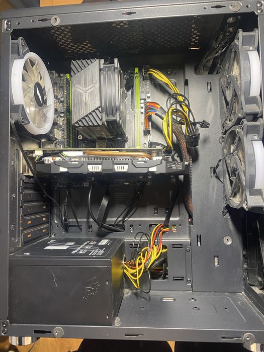 бюджетний ігровийкомпʼютер xeonE2640v4/msi 1060/16gb ddr4