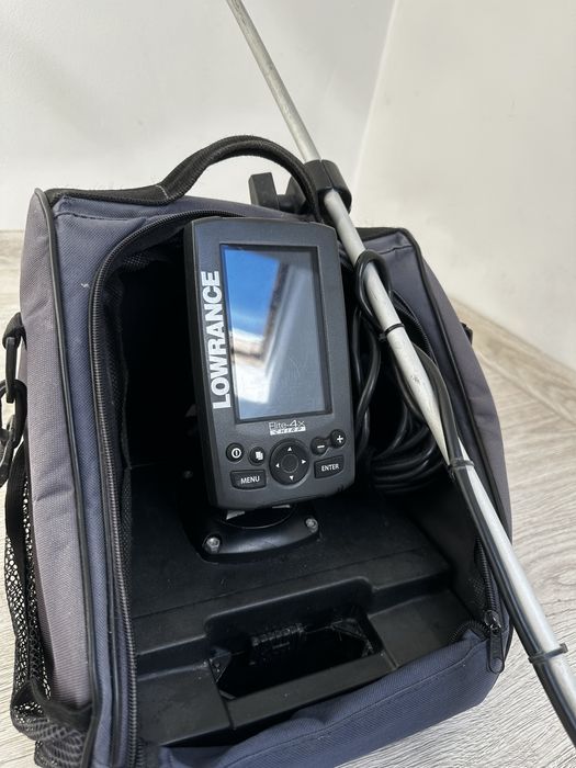 Echosonda Lowrance Elite-4x CHIRP + torba, przetwornik, ramię (Gotowy zestaw!)