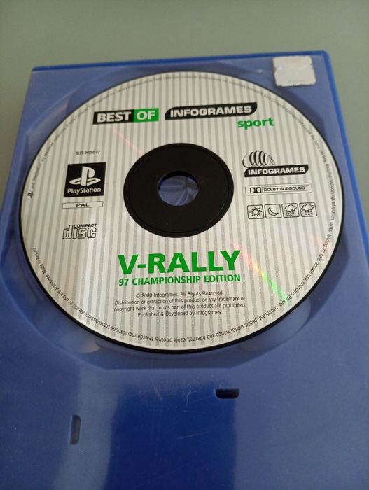 Jogo PS1 V-Rally 97 Championship Edition	Playstation 1 - PS1