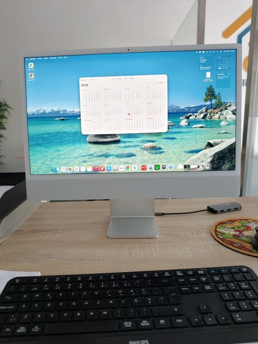 Apple imac m1 cinza