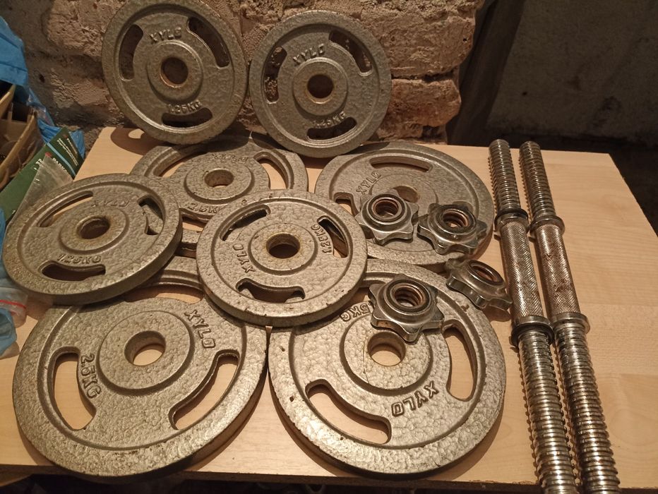 Hantle żeliwne 2x10 kg