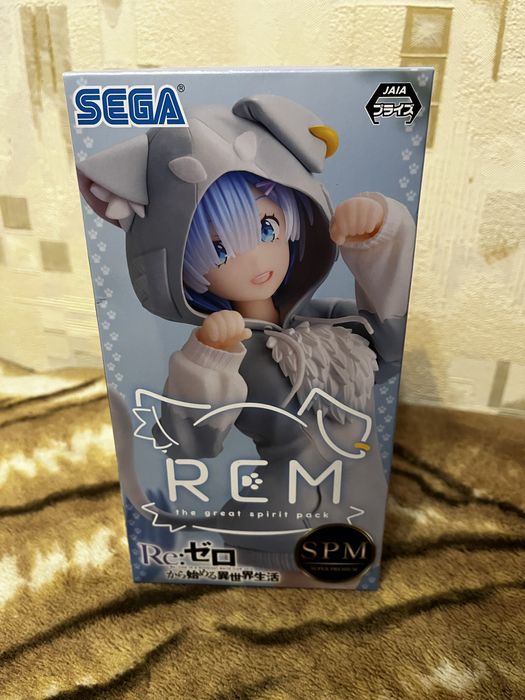 Оригінальні аніме фігурки Emilia Rem Re:Zero SPM Sega Японія