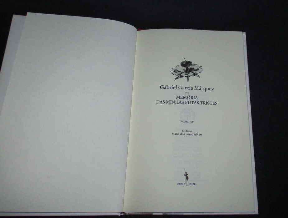Livro Memória das Minhas Putas Tristes Gabriel García Márquez