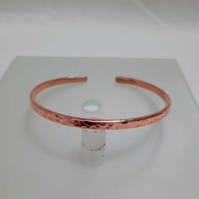 Bransoletka Miedziana Rękodzieło – dł. wew. 17cm, szer. 4mm