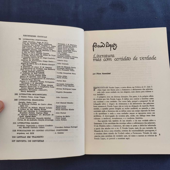 Revista Colóquio Letras 81 - Setembro 1984