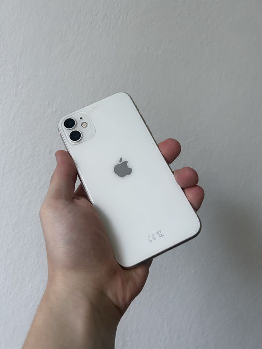 iPhone 11 Księżycowa Biel 64GB / 85% Kondycji Baterii / Super Stan / Okazyjna Cena