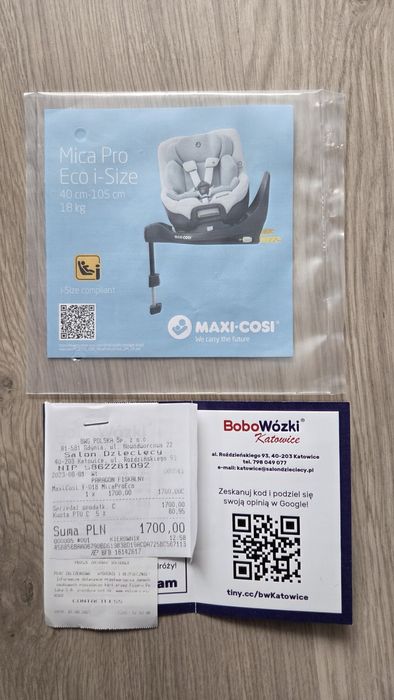 Fotelik Maxi Cosi Mica Pro Eco i-Size