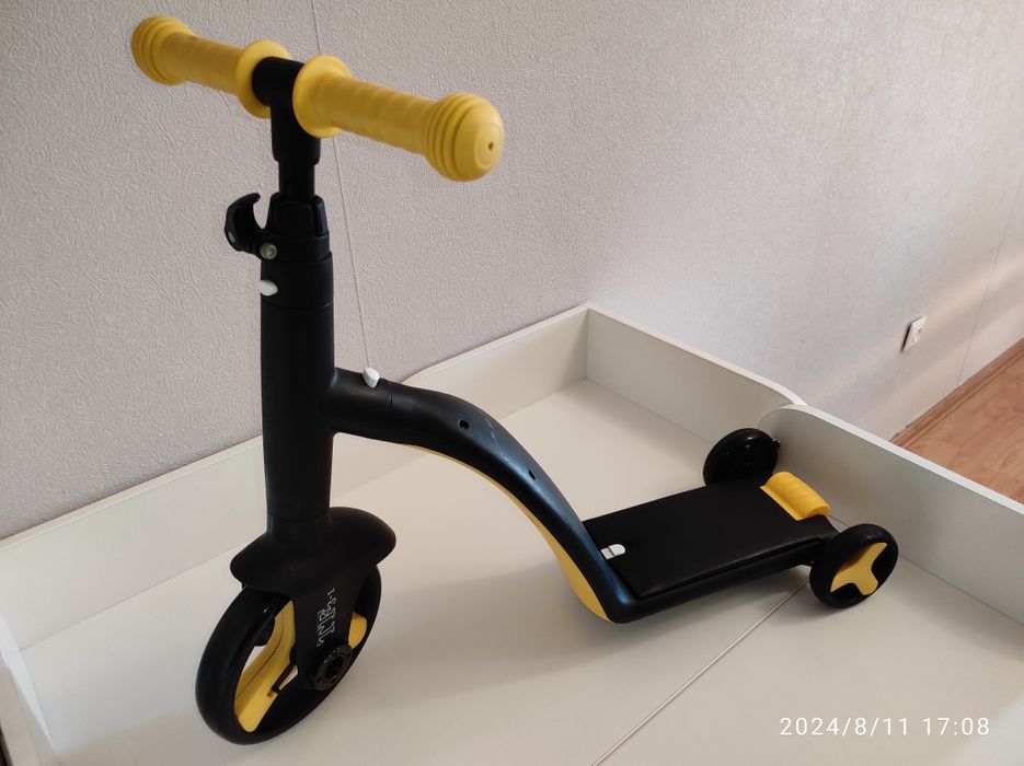 Самокат, велосипед, беговел, трансформер