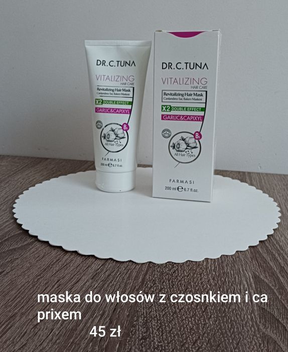 Maska do włosów z caprixem i czosnkiem