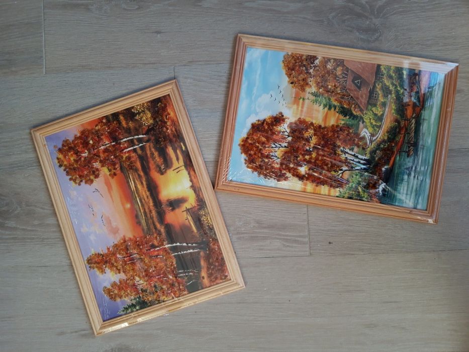 Vende-se os guadros com pedra de Ambar