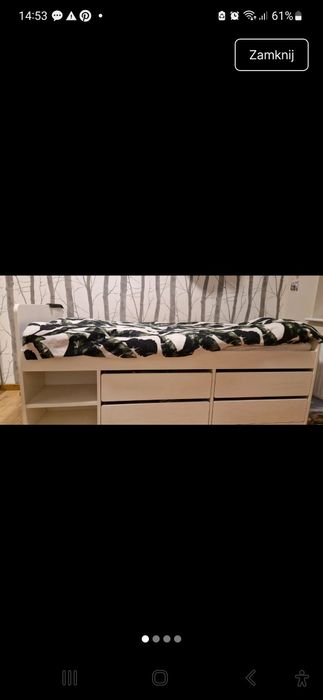 Rama łóżka IKEA 90x200