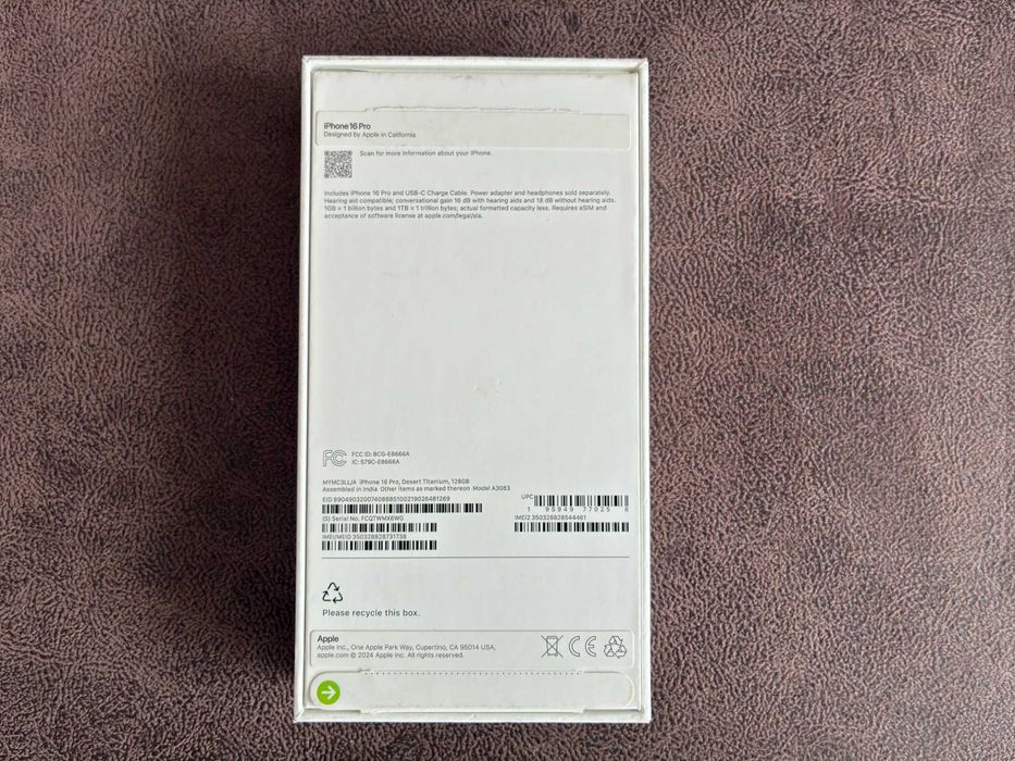 Apple iPhone 16 Pro 128GB Desert Titanium