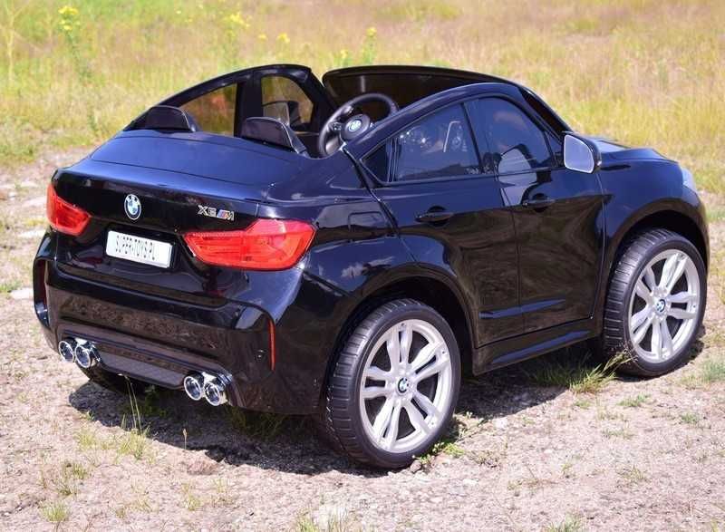 Auto samochód na akumulator BMW X6 dwuosobowe dla dzieci zabawki RC