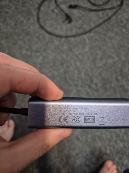 Hub USB 3.0 UNITEK z Ethernet RJ45 (Gigabit) – Aluminium