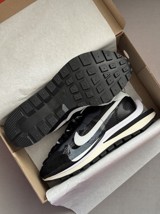 Кросівки чоловічі Nike Vaporwaffle Sacai Black 36-45. Без передоплати.