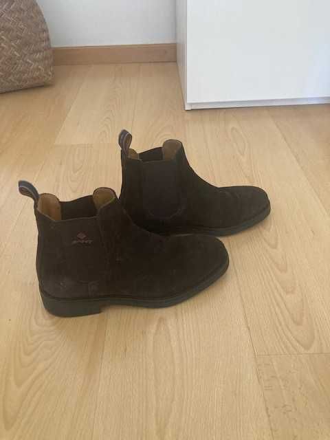 Botas chelsea 'Prepdale' GANT  em Castanho Escuro