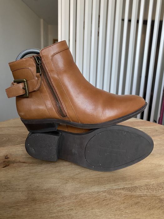 Botas em Pele Polo Ralph Lauren