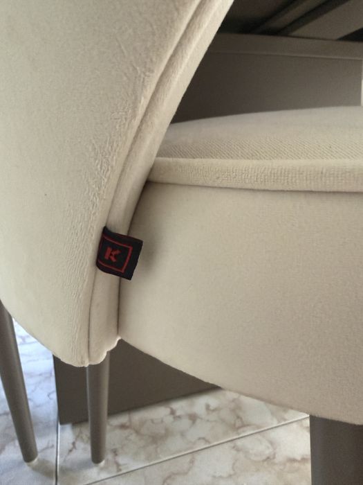 Mesa de Jantar Extensível LASKASAS com 6 Cadeiras
