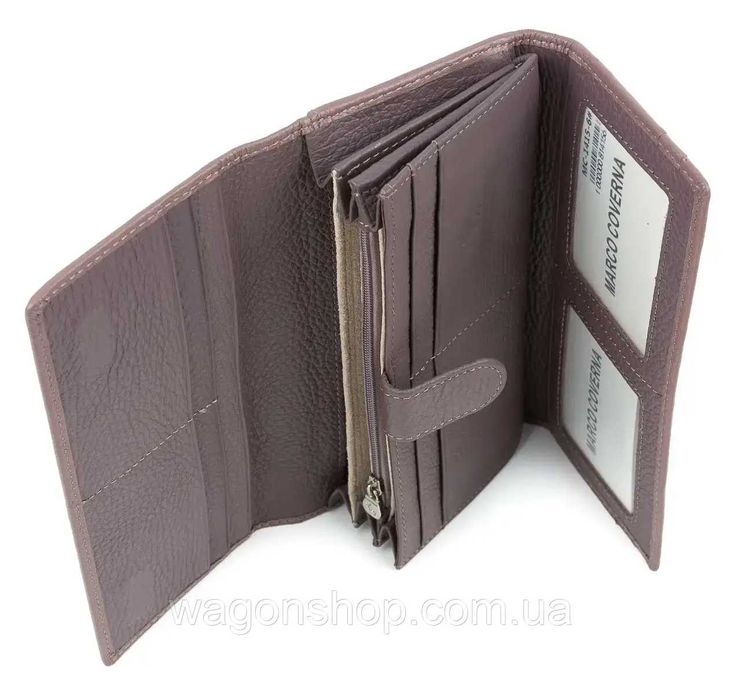 Пудровий  шкіряний гаманець MARCO COVERNA mc1415-6