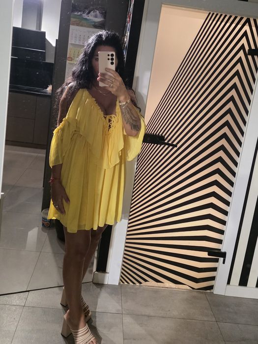 Sukienka hiszpanka uni - S-M-L