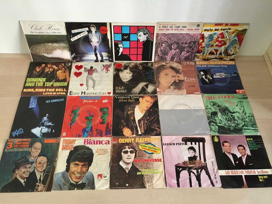 Discos de vinil singles - 2€ cada