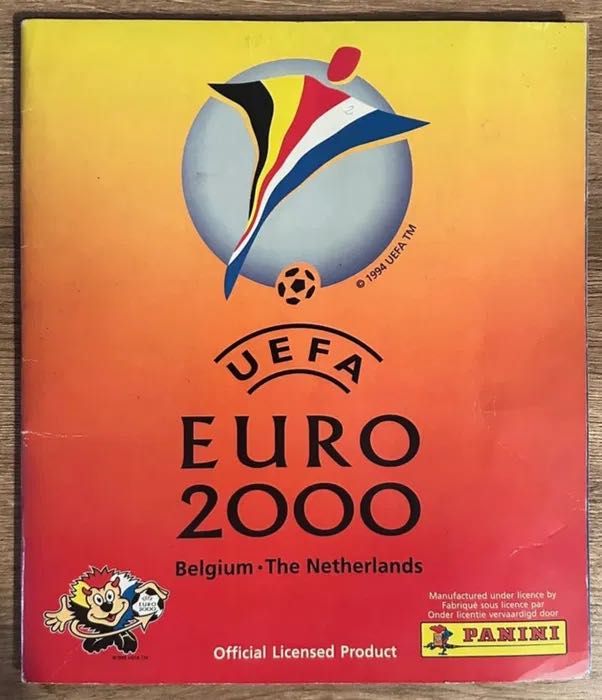 UEFA Euro Belgium The Netherlands 2000 album PANINI niekomplet 190/358