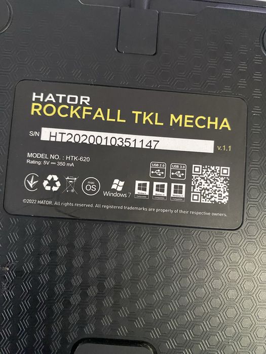 Ігрова клавіатура HATOR