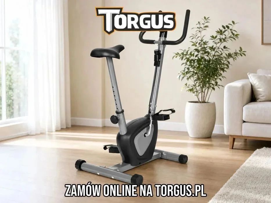 NOWY Rowerek Stacjonarny Treningowy Domowy Z Komputerem Rower Do Ćwiczeń Fitness Cardio Płynna Regulacja Obciążenia Do 100 KG Kalorie Salon OKAZJA! FV
