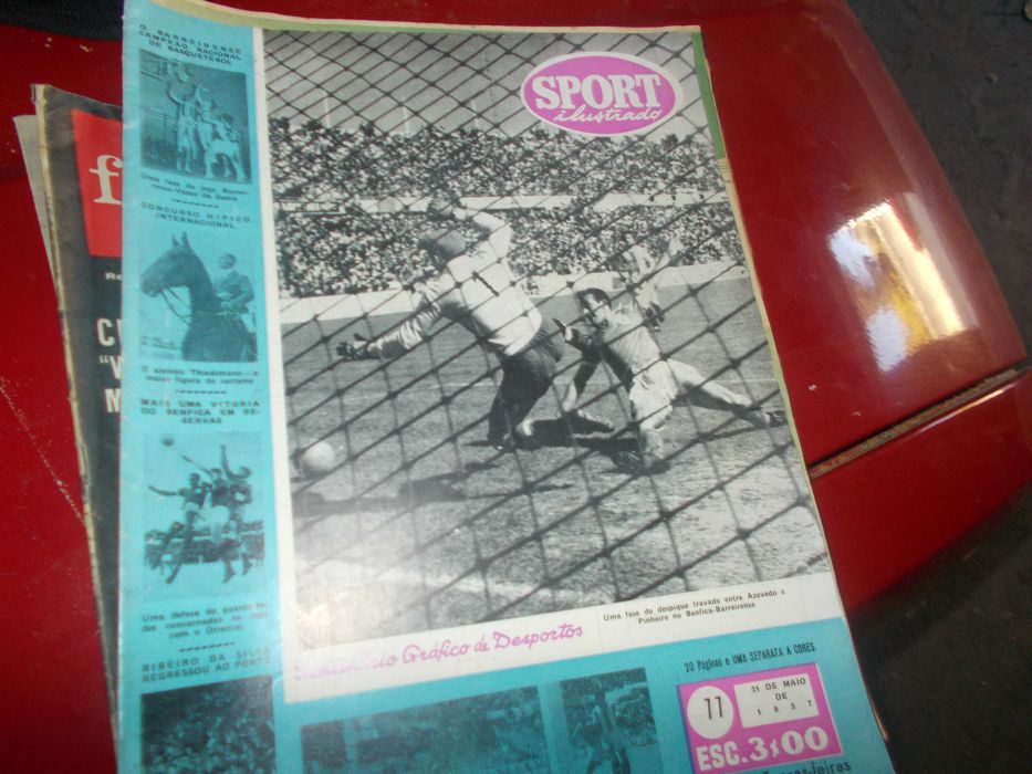 Sport Ilustrado 1957. Covilhã vs Setúbal. Benfica vence Barreirense .
