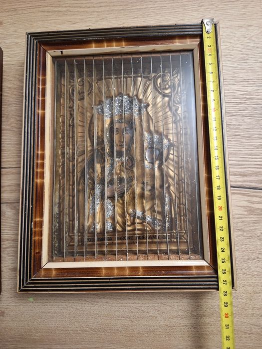 Święte obrazki 3D lentikularne 2 szt. z PRL