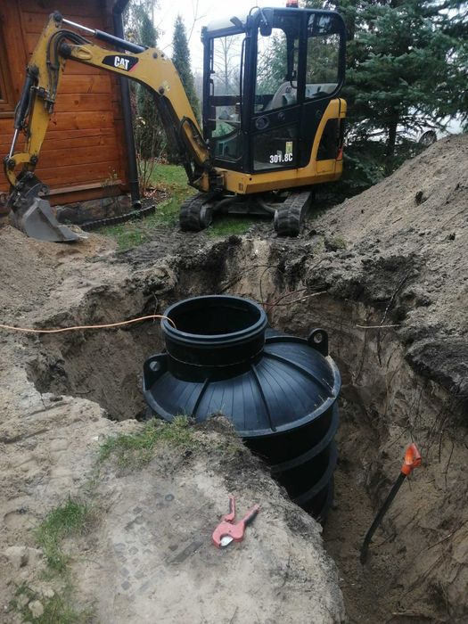 Minikoparka, prace ziemne, młot wyburzeniowy, wywrotka do 3.5 t