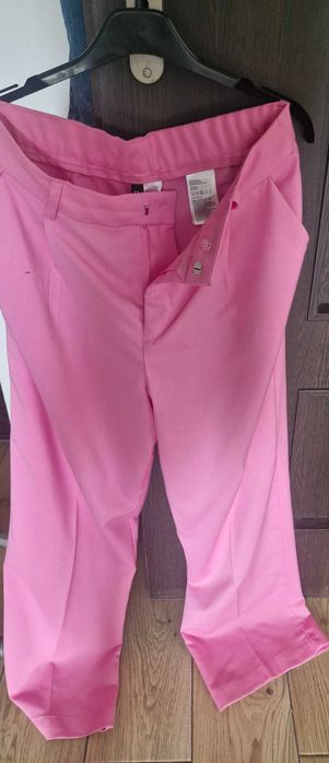 Spodnie letnie różowe