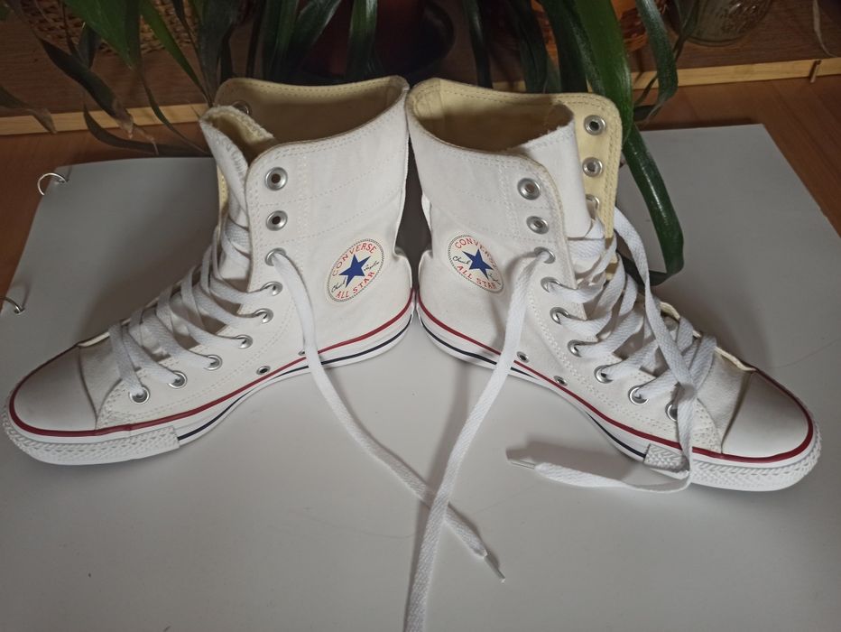 Trampki białe "Converse" rozm. EU 37,5  US 7 CM24