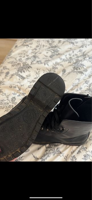 Skórzane Botki Guess