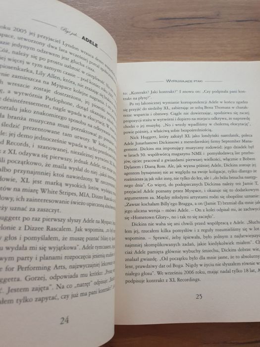Książka "Być jak.. ADELE" Caroline Sanderson
