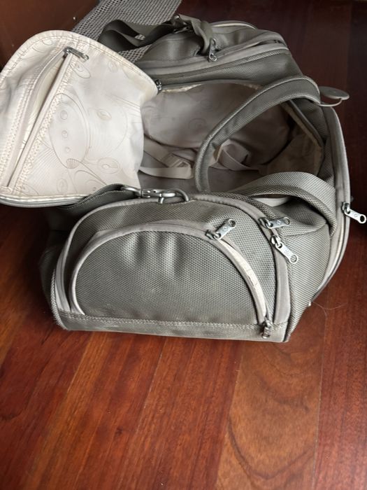 Saco samsonite prateado