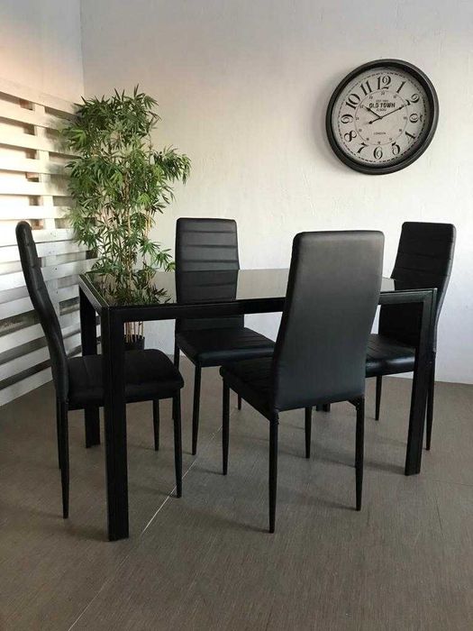 mesa jantar + 4 cadeiras novo entrega gratis