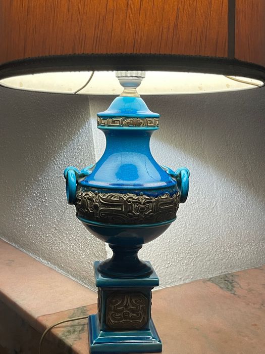 Candeeiro Vintage com abajur