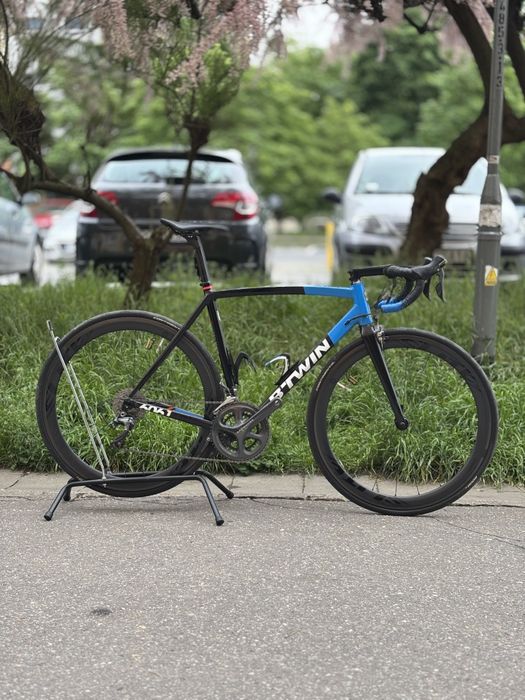 Szosa, kolarzówka Btwin, ultegra, karbon koła, 54cm