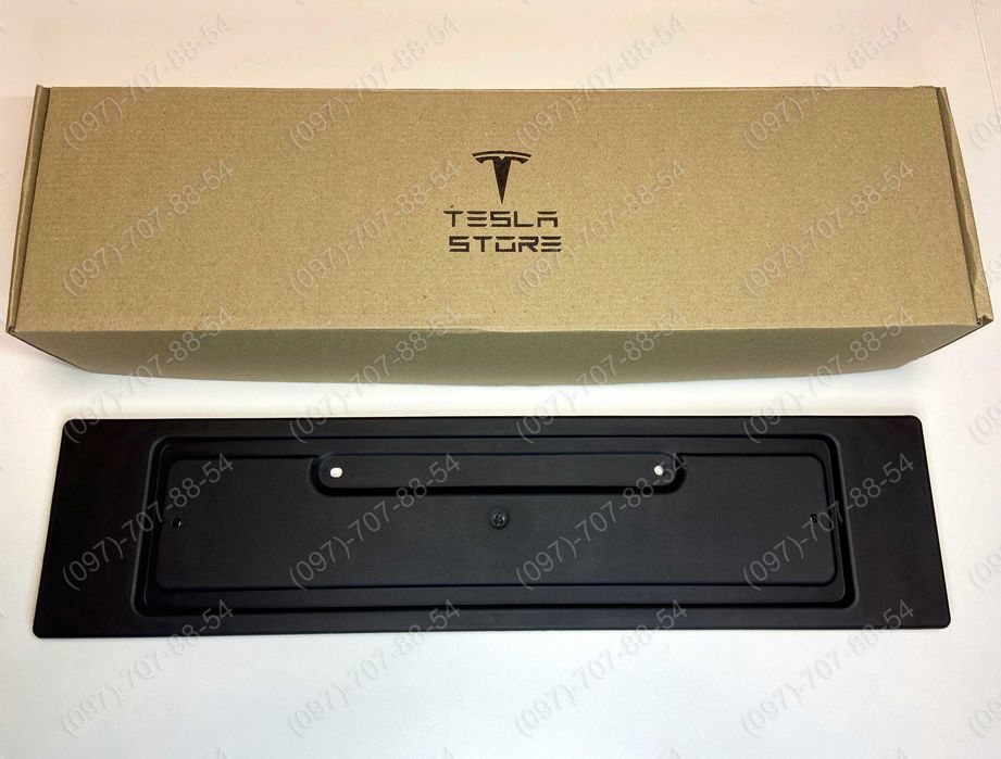 Подіум номерного знаку EU Tesla Model 3, Model Y (оригінал)