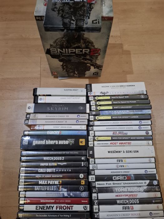 Sprzedam Gry na PC używane ceny do dogadania odbiór osobisty