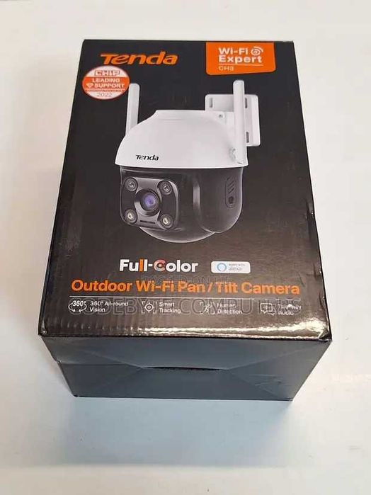 Tenda CP3V3.0 Cámara IP WiFi Vigilancia Interior 2K Cámara de Seguridad Domo 360°, Visión Nocturna 12M,