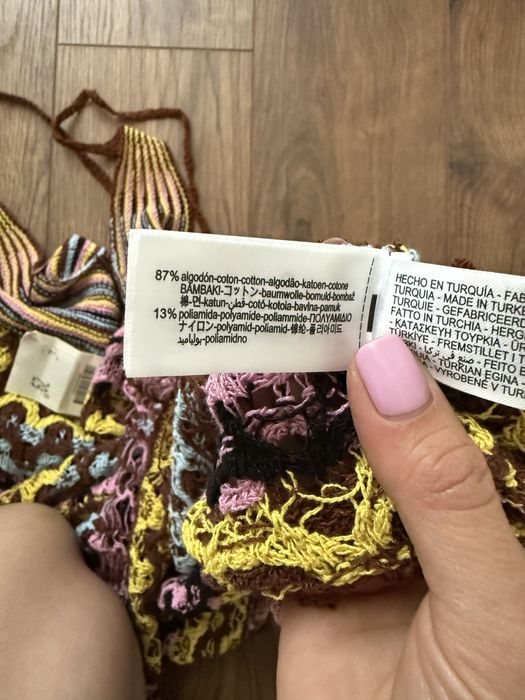 Нова літня сукня zara пляжна плетена  вʼязана розмір s сарафан