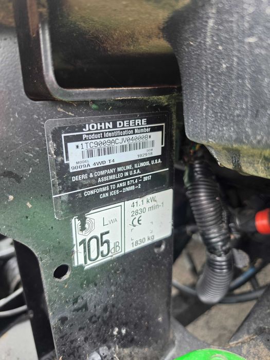 Traktor John Deere 9009 A TerrainCut * Gwarancja * Serwis *