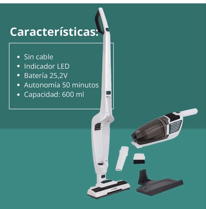 Aspirador vertical sem fios kubo 2 em 1 NOVO