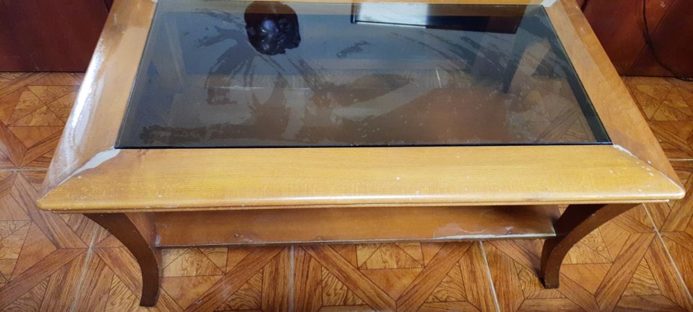 Mesa centro sala em cerejeira