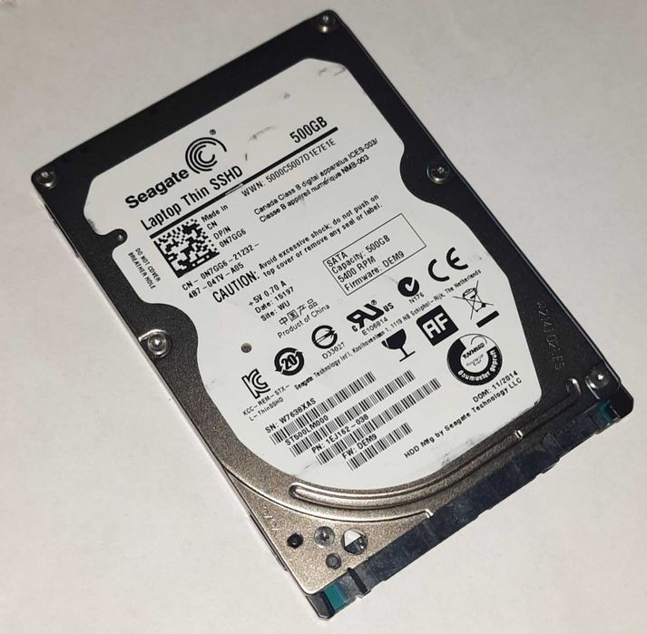 SSHD 500GB Seagate (ST500LM000) 2.5" SATAIII