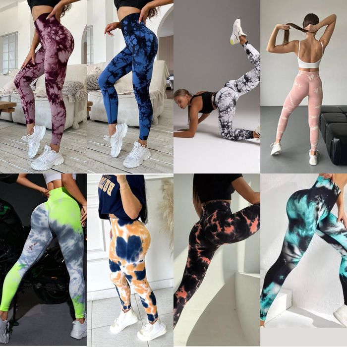 Лосіни тай дай/ фітнес лосіни/ мармурові лосіни/ лосіни для фітнесу